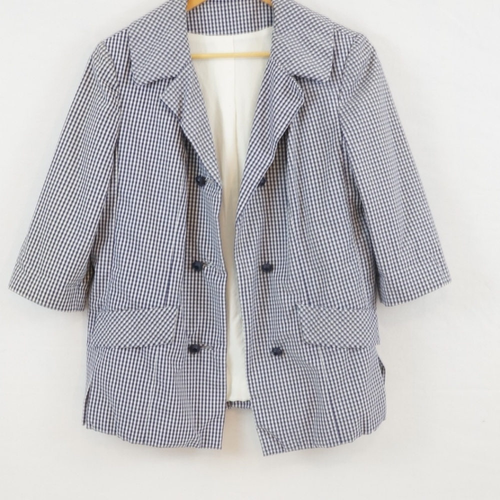 3 for $10 SALE Vintage 1970s Checked Jacket Blazer